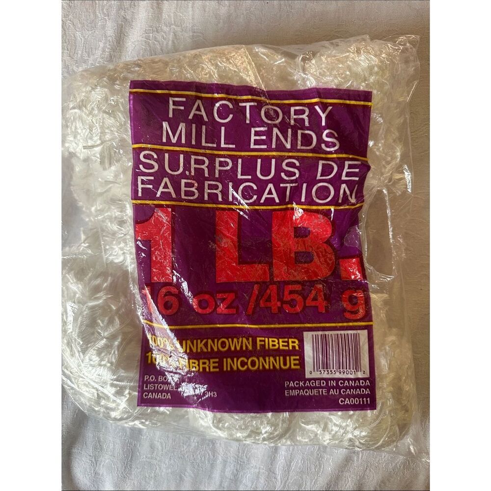 Yarn Eyelash 1 Pound Off White